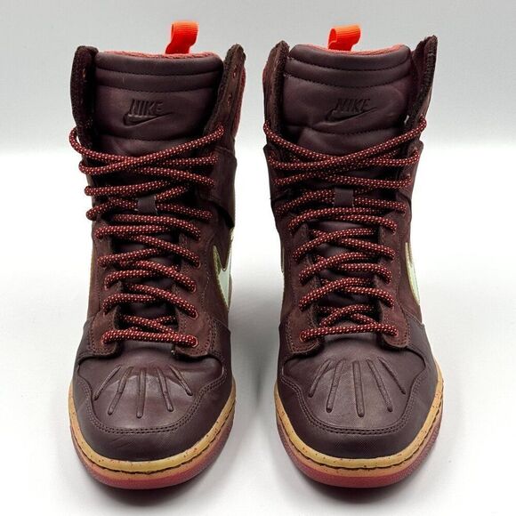 Nike Wmns Dunk Sky High SneakerBoot 'Deep Burgundy' - Picture 2 of 10